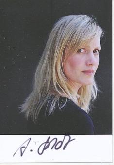 Anna Schudt   Film &  TV  Autogrammkarte  original signiert 