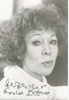 Gisela Trowe † 2010  Film &  TV  Autogrammkarte  original signiert 