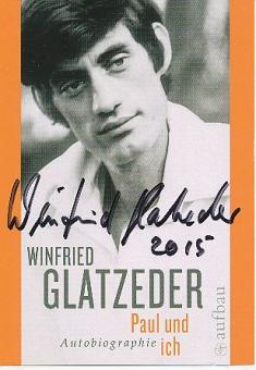 Winfried Glatzeder   Film &  TV  Autogrammkarte  original signiert 