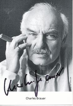 Charles Brauer   Film &  TV  Autogrammkarte  original signiert 