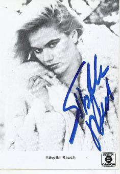 Sibylle Rauch   Film &  TV  Autogrammkarte  original signiert 