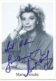 Maria Perschy † 2004   Film &  TV  Autogrammkarte  original signiert 
