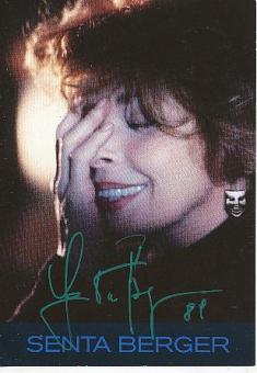 Senta Berger   Film &  TV  Autogrammkarte  original signiert 