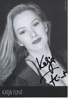 Katja Flint   Film &  TV  Autogrammkarte  original signiert 