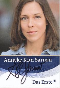 Anneke Kim Sarnau   Polizeruf 110  TV  Autogrammkarte  original signiert 
