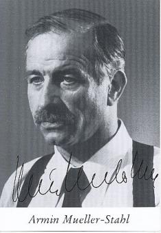 Armin Mueller Stahl  Film &  TV  Autogrammkarte  original signiert 