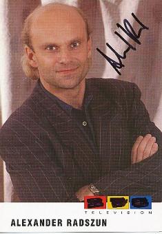 Alexander Radszun   Film &  TV  Autogrammkarte  original signiert 