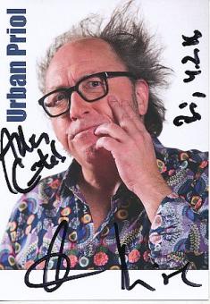 Urban Priol   Comedian &  TV  Autogrammkarte  original signiert 