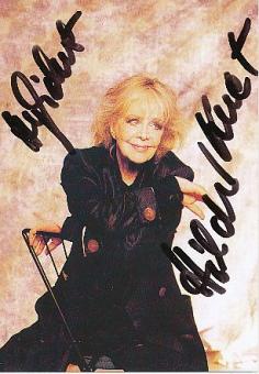 Hildegard Knef † 2002  Musik  Autogrammkarte original signiert 