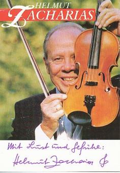 Helmut Zacharias  † 2002  Musik  Autogrammkarte original signiert 