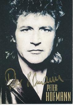 Peter Hofmann  † 2010 Musik  Autogrammkarte original signiert 