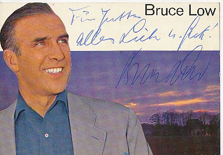 Bruce Low  † 1990  Musik  Autogrammkarte original signiert 