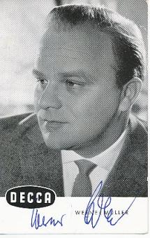 Werner Müller  † 1998  Musik  Autogrammkarte original signiert 