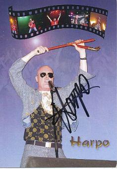 Harpo  Musik  Autogrammkarte original signiert 