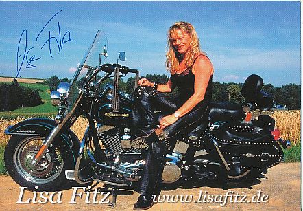 Lisa Fitz Musik  Autogrammkarte original signiert 