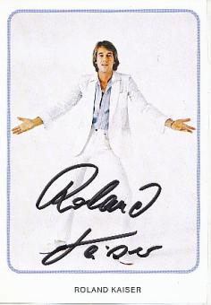 Roland Kaiser   Musik  Autogrammkarte original signiert 