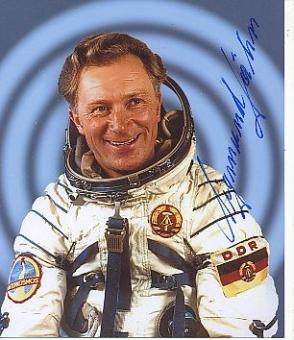 Sigmund Jähn † 2019 DDR  Kosmonaut   Raumfahrt Foto  original signiert 