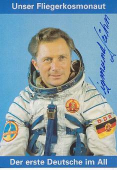 Sigmund Jähn † 2019 DDR  Kosmonaut   Raumfahrt Autogrammkarte  original signiert 