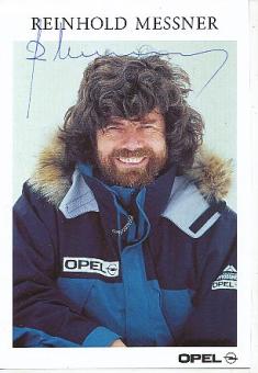 Reinhold Messner Bergsteiger & Autor Literatur  Autogrammkarte  original signiert 