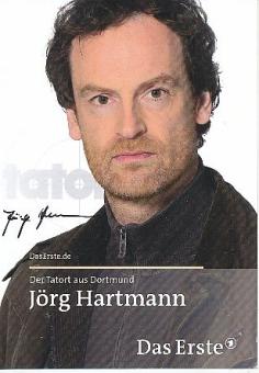 Jörg Hartmann   Tatort   Film &  TV  Autogrammkarte original signiert 