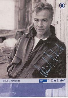 Klaus J.Behrendt   Tatort   Film &  TV  Autogrammkarte original signiert 