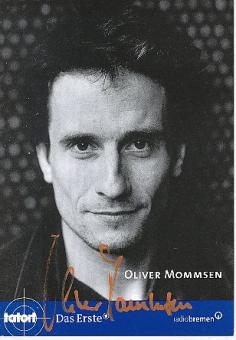 Oliver Mommsen   Tatort   Film &  TV  Autogrammkarte original signiert 