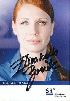 Elisabeth Brück  Tatort   Film &  TV  Autogrammkarte original signiert 