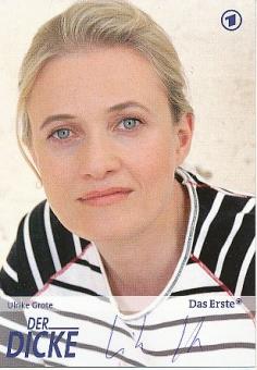 Ulrike Grote    Der Dicke  ARD  Serien  TV  Autogrammkarte original signiert 