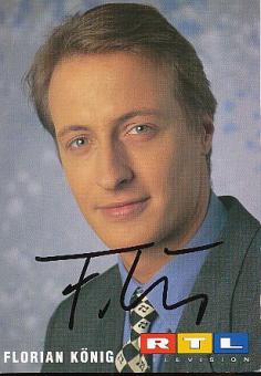 Florian König   RTL  TV  Autogrammkarte original signiert 