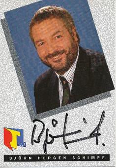 Björn Hergen Schimpf  RTL  TV  Autogrammkarte original signiert 
