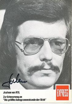 Jochen   RTL  TV  Autogrammkarte original signiert 