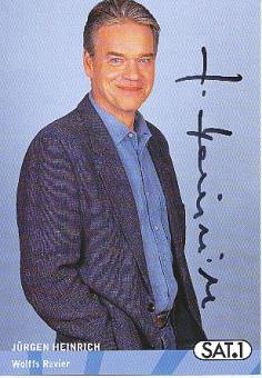 Jürgen Heinrich   Wolffs Revier   Sat.1   TV  Serien Autogrammkarte original signiert 
