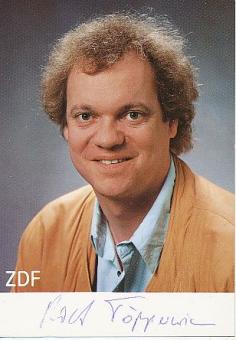 Rolf Töpperwien  ZDF  TV  Sender Autogrammkarte original signiert 