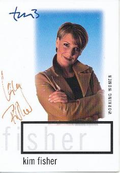Kim Fisher   tm3  TV Sender  Autogrammkarte original signiert 