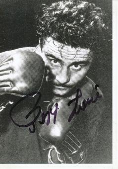 Laszlo Papp † 2003 Ungarn 3 x Olympiasieger Boxen  Autogramm Foto  original signiert 