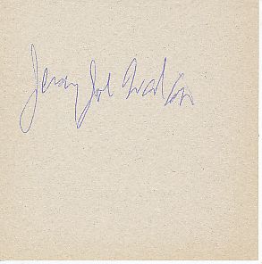 Jersey Joe Walcott † 1994  Boxen  Autogramm Blatt  original signiert 