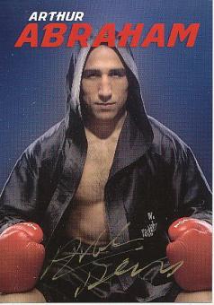 Arthur Abraham Weltmeister  Boxen  Autogrammkarte  original signiert 