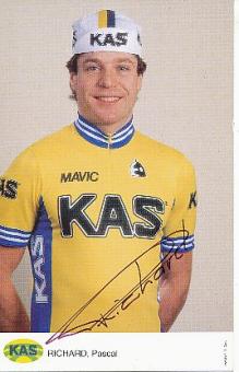 Pascal Richard Schweiz Olympia Gold 1996  Radsport Autogrammkarte  original signiert 