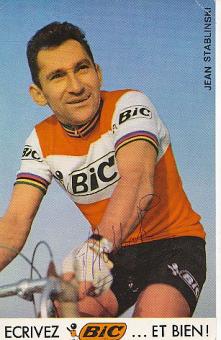 Jean Stablinski † 2007  Frankreich   Radsport Autogrammkarte  original signiert 