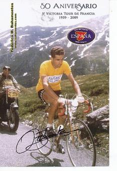 Federico Bahamontes Spanien Tour de France Sieger 1959    Radsport Autogrammkarte  original signiert 