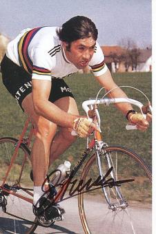 Eddy Merckx Belgien 5 x Tour de France Sieger  Radsport Autogrammkarte  original signiert 