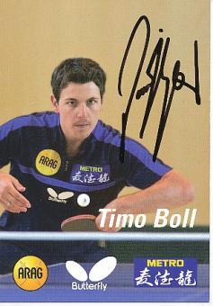 Timo Boll  Tischtennis  Autogrammkarte original signiert 