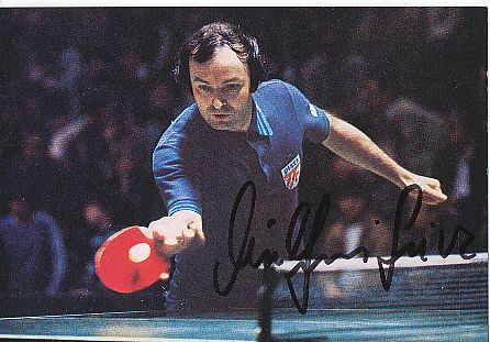 Wilfried Lieck  Tischtennis  Autogrammkarte original signiert 