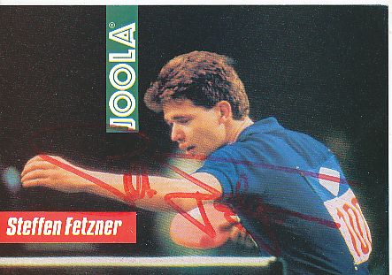 Steffen Fetzner  Tischtennis  Autogrammkarte original signiert 