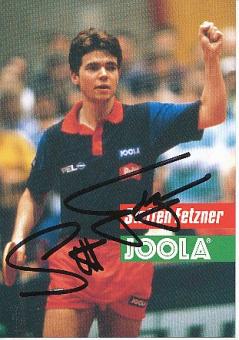 Steffen Fetzner  Tischtennis  Autogrammkarte original signiert 