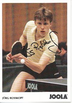 Jörg Rosskopf  Tischtennis  Autogrammkarte original signiert 