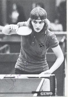 Susanne Wenzel  Tischtennis  Autogrammkarte original signiert 