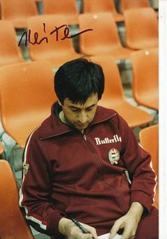Tibor Klampar  Ungarn  Tischtennis  Autogramm Foto  original signiert 