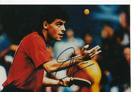 Andrzej Grubba  Polen  Tischtennis  Autogramm Foto  original signiert 