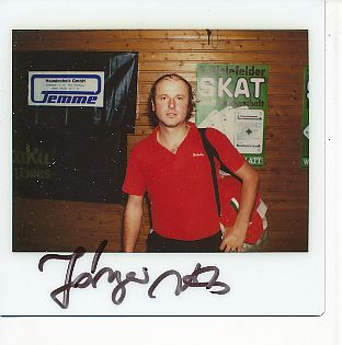 Jörgen Persson Schweden  Tischtennis  Autogramm Foto  original signiert 